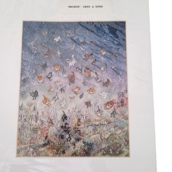 Bill Bell - Raining Cats and Dog Signed‎ Print - Picture 2 of 4